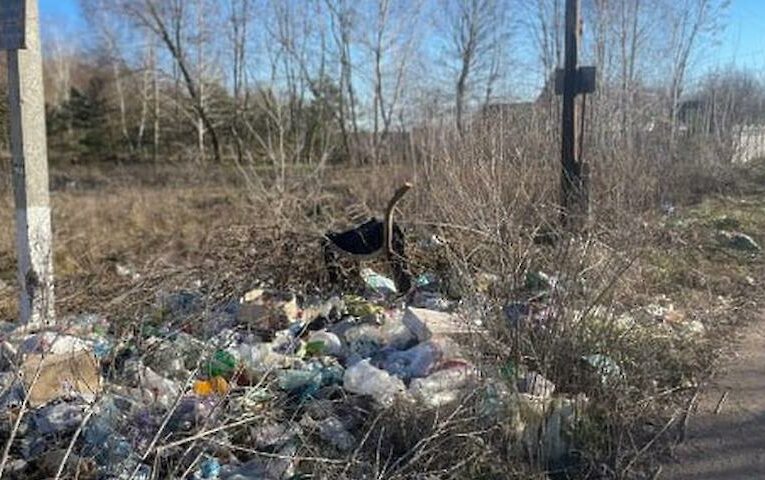 В Обухівському районі виявлено чергове несанкціоноване сміттєзвалище